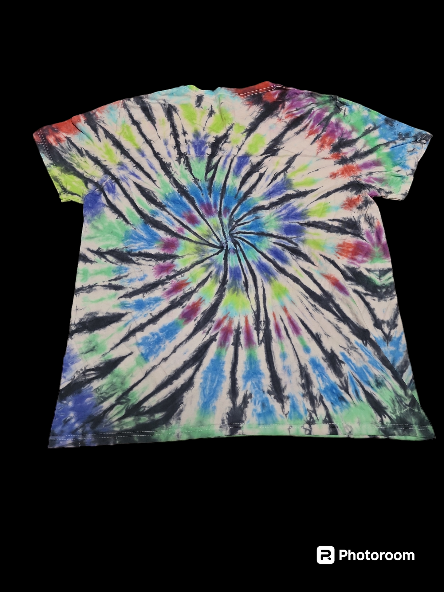 Xl tie dye v neck 08