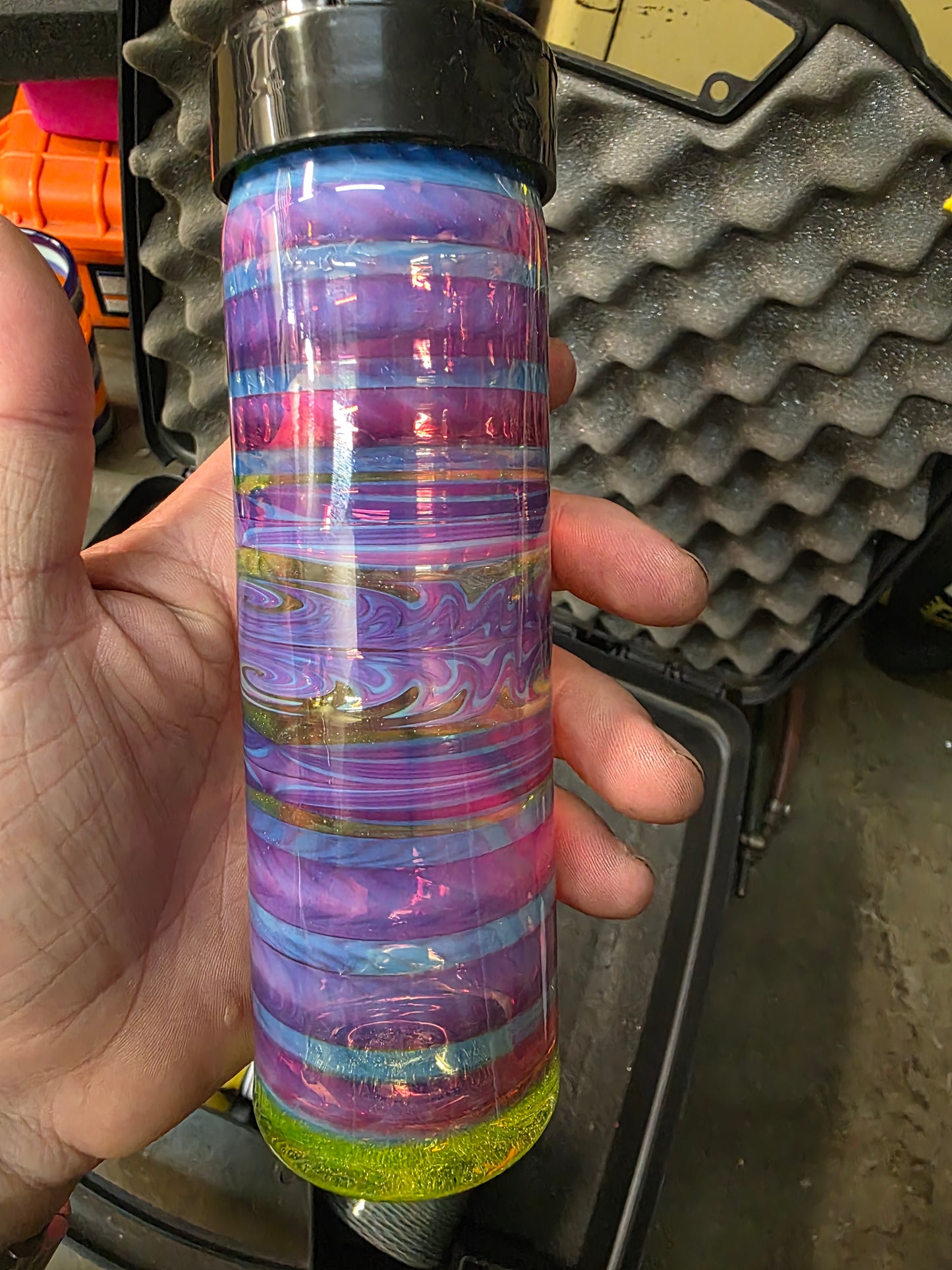 UV Reactive Color Band XL Spice Jar