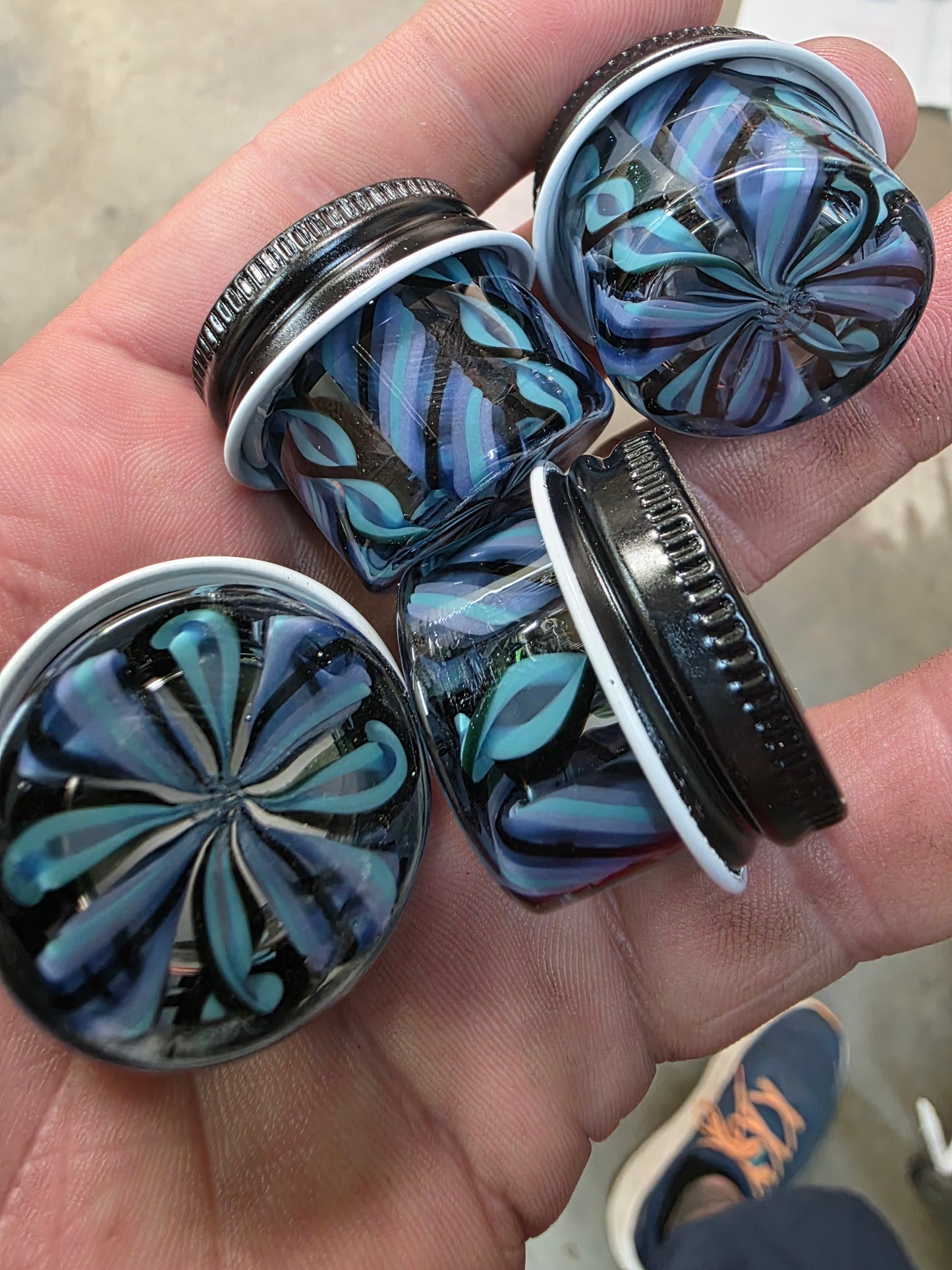 Micro Midnight Lotus Jar