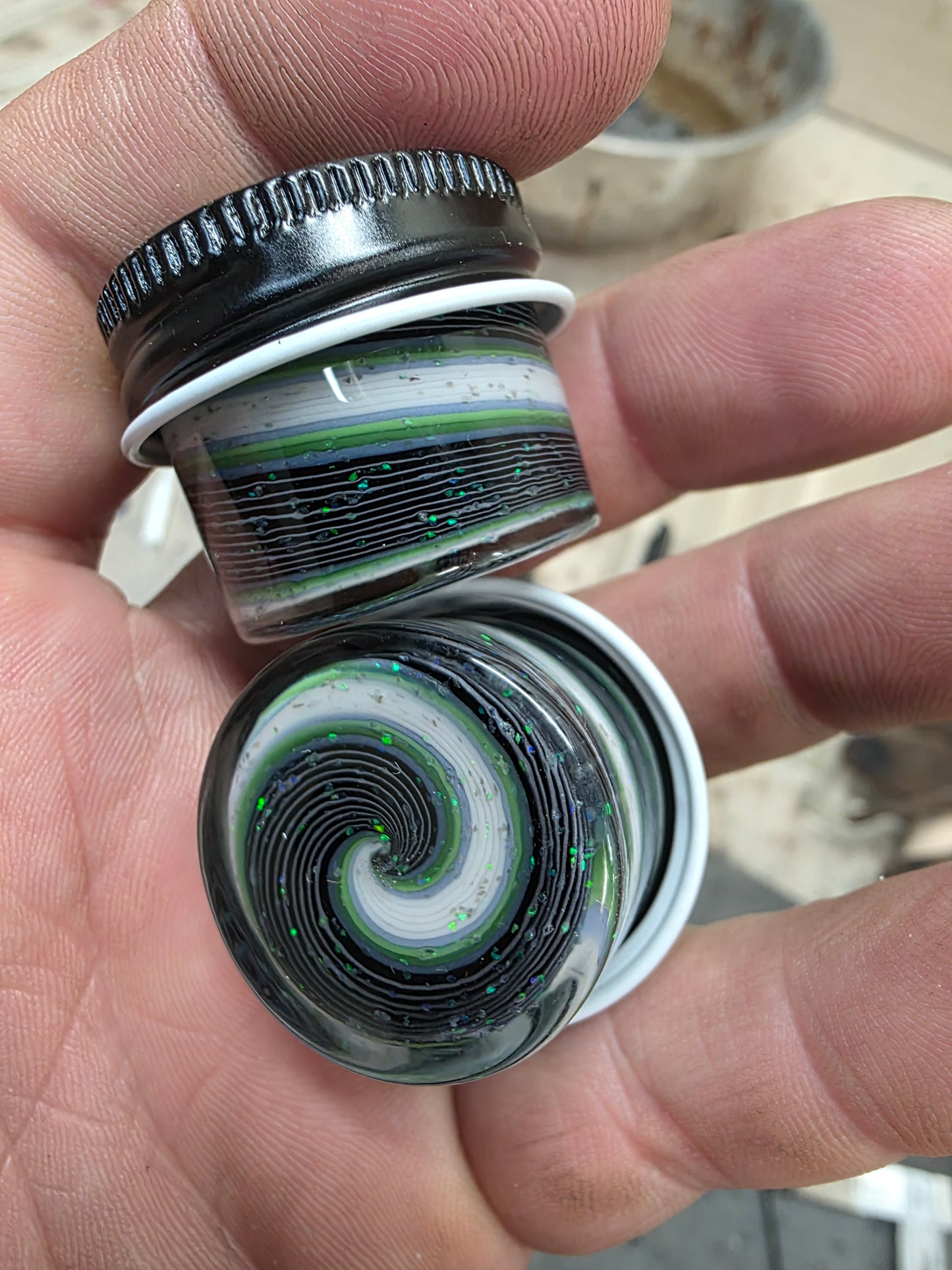 Micro Emerald Nebula Jar