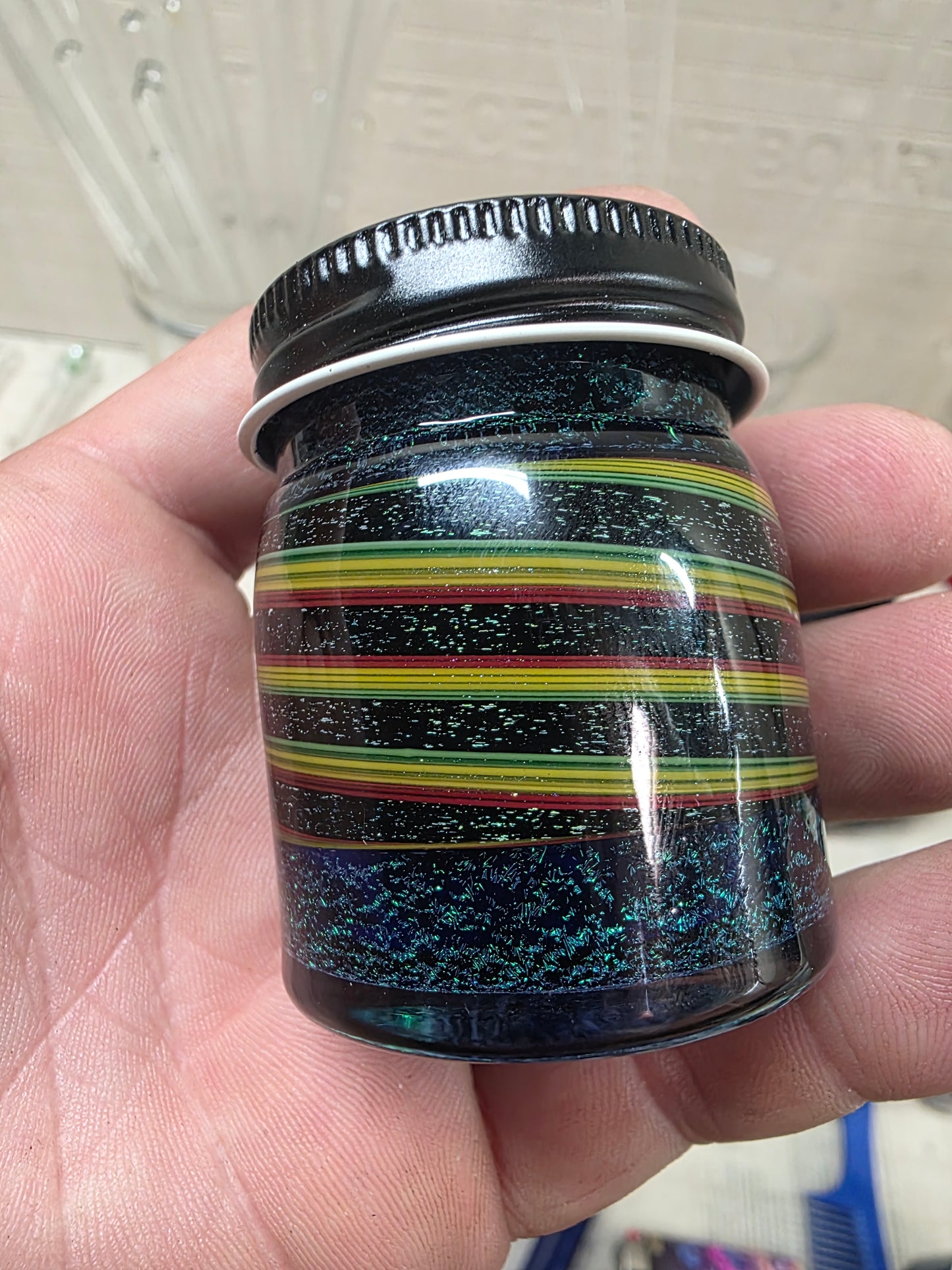 Large Cosmic Rasta Dichro Jar