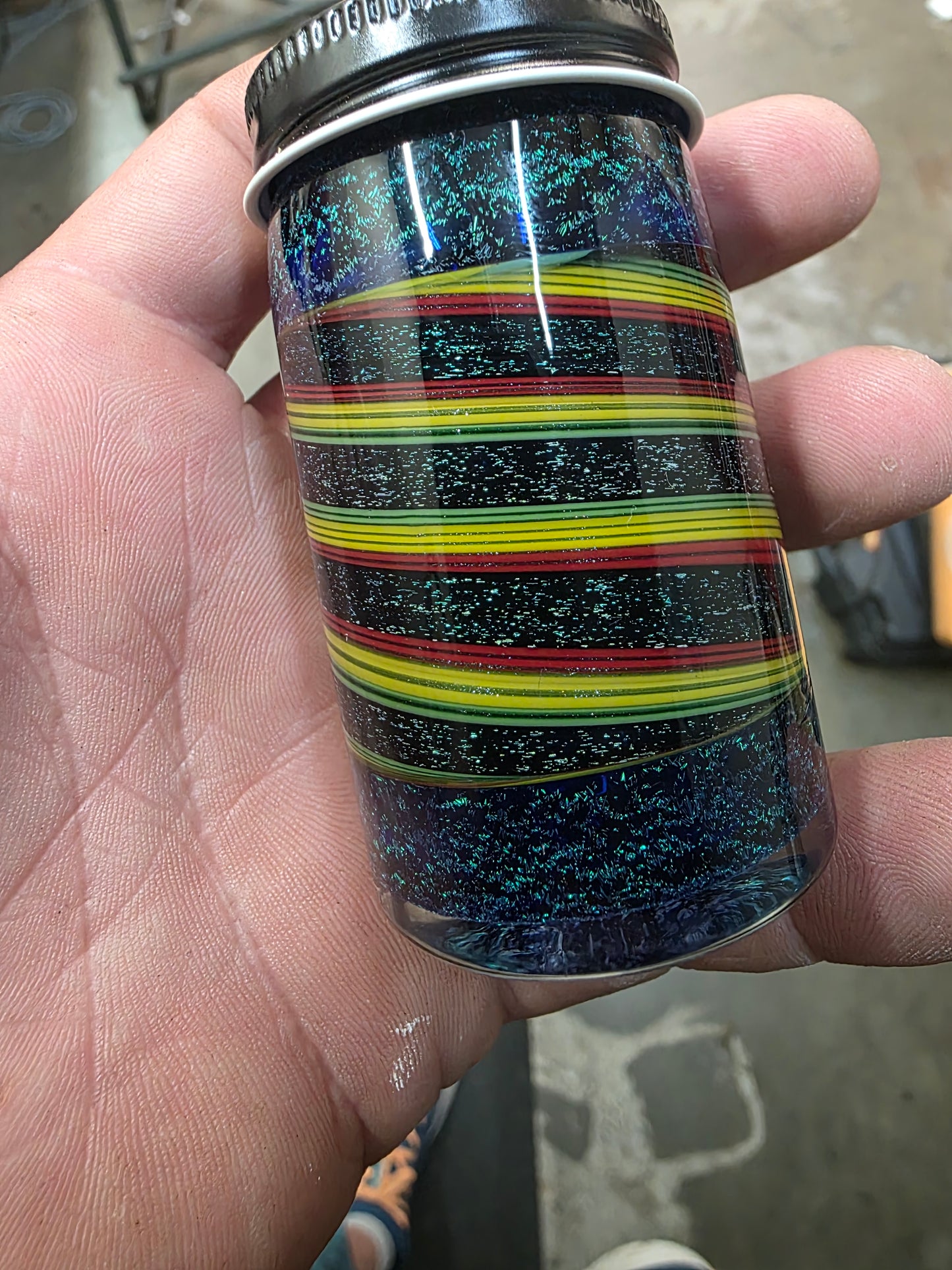 Xl Cosmic Rasta Dichro Jar