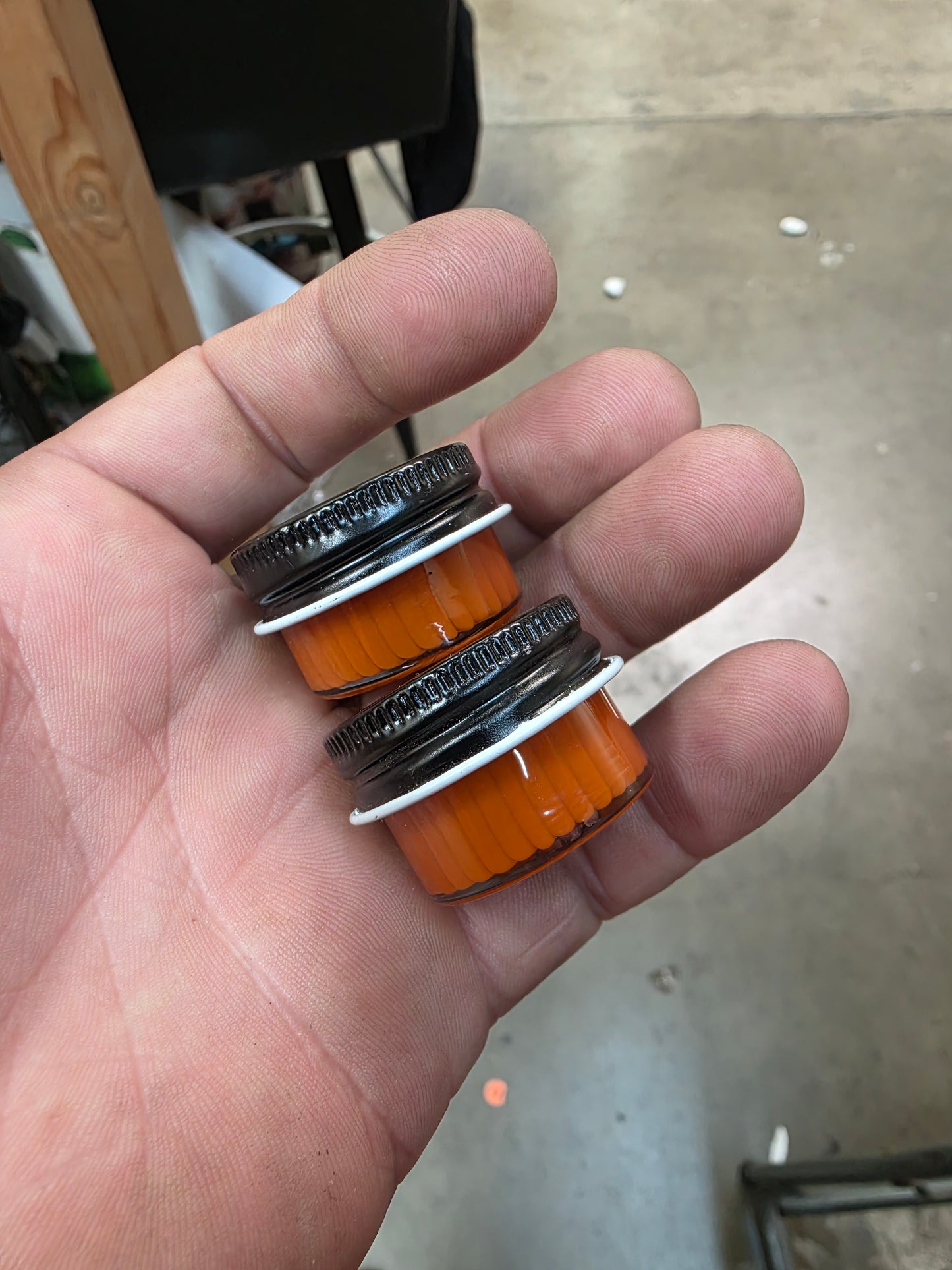 Micro orange jar
