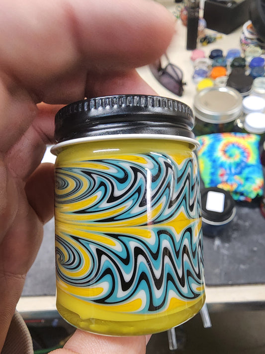 Large yellow dual wag jar