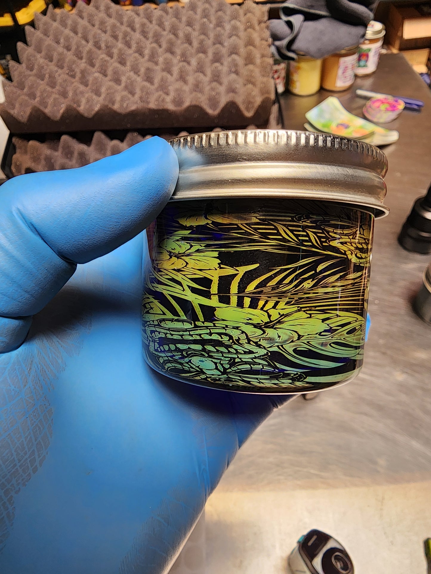 4oz tiki mason jar