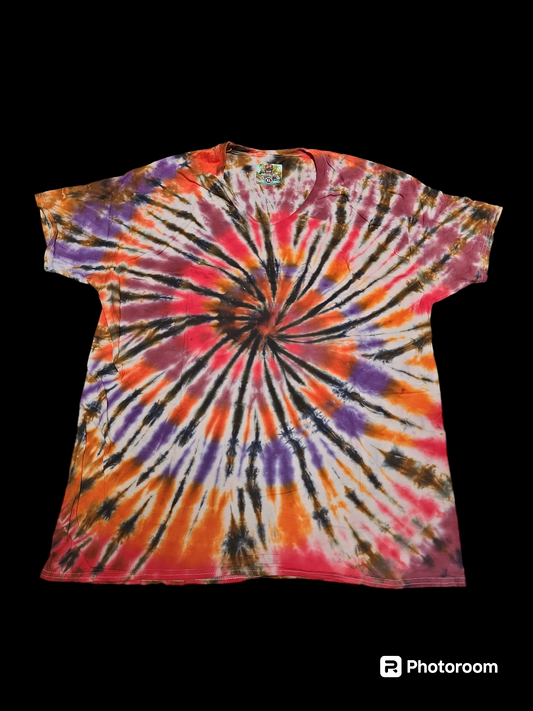 Xl tie dye v neck 10