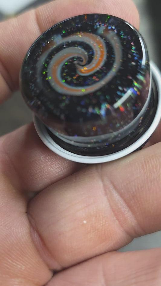 Micro opal blk with spiral bottom jar