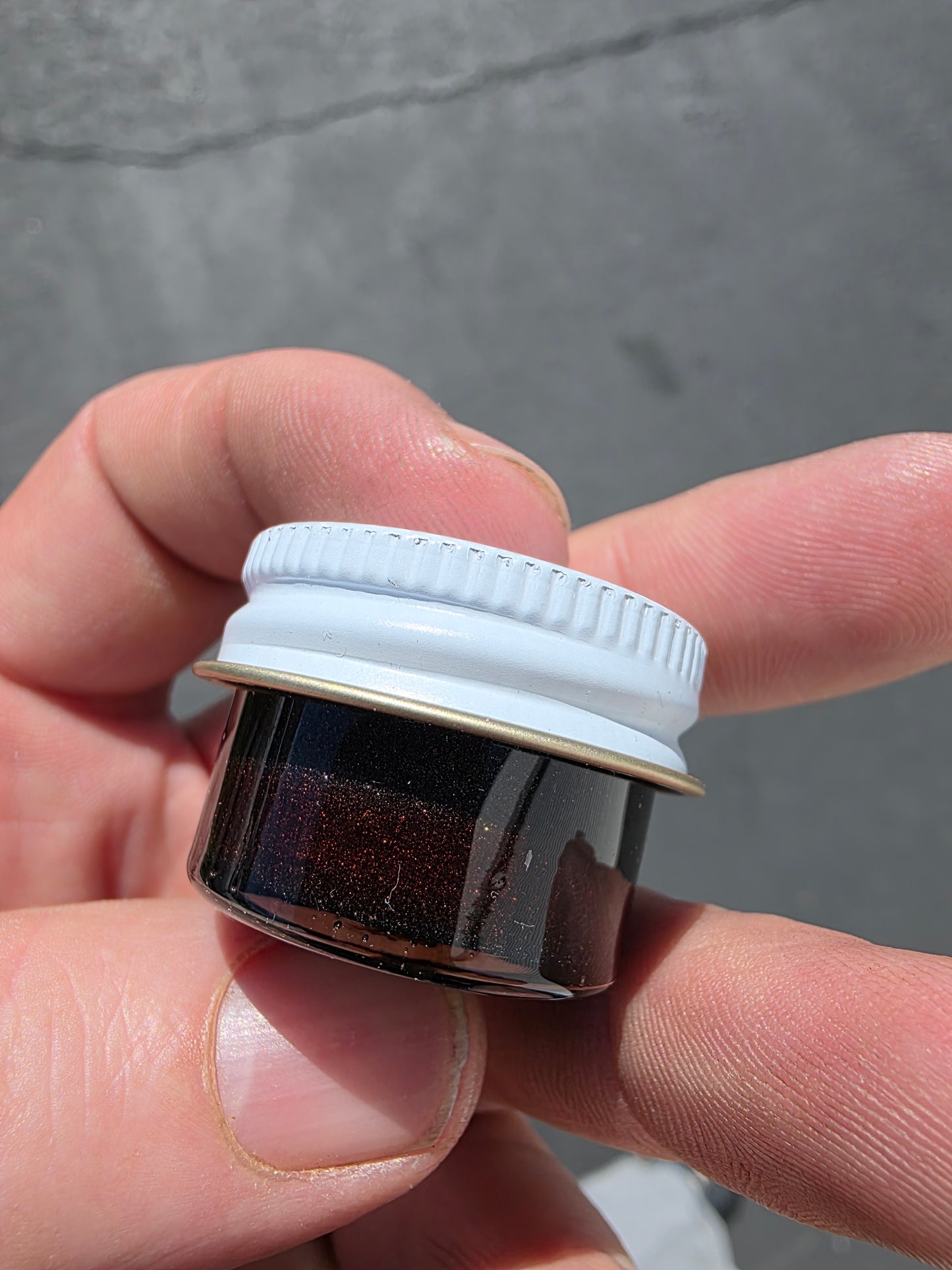 Micro candy apple red jar