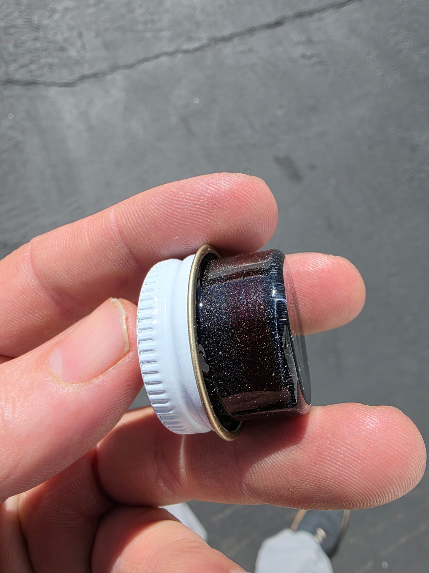 Micro candy apple red jar