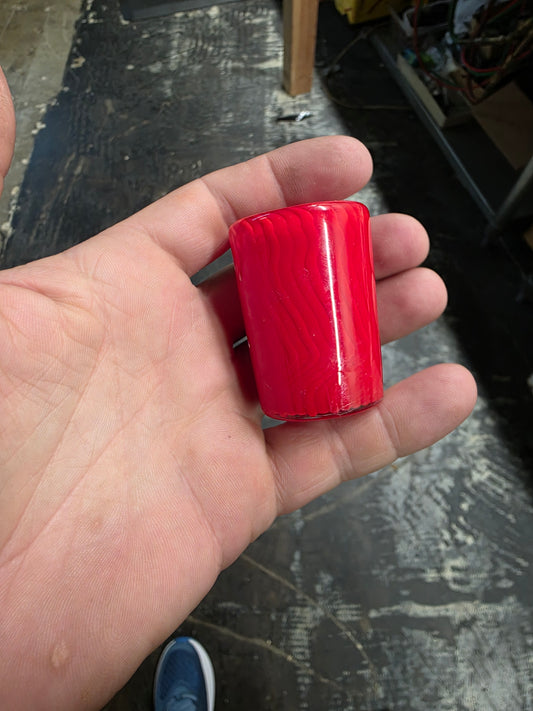 Shot glass red