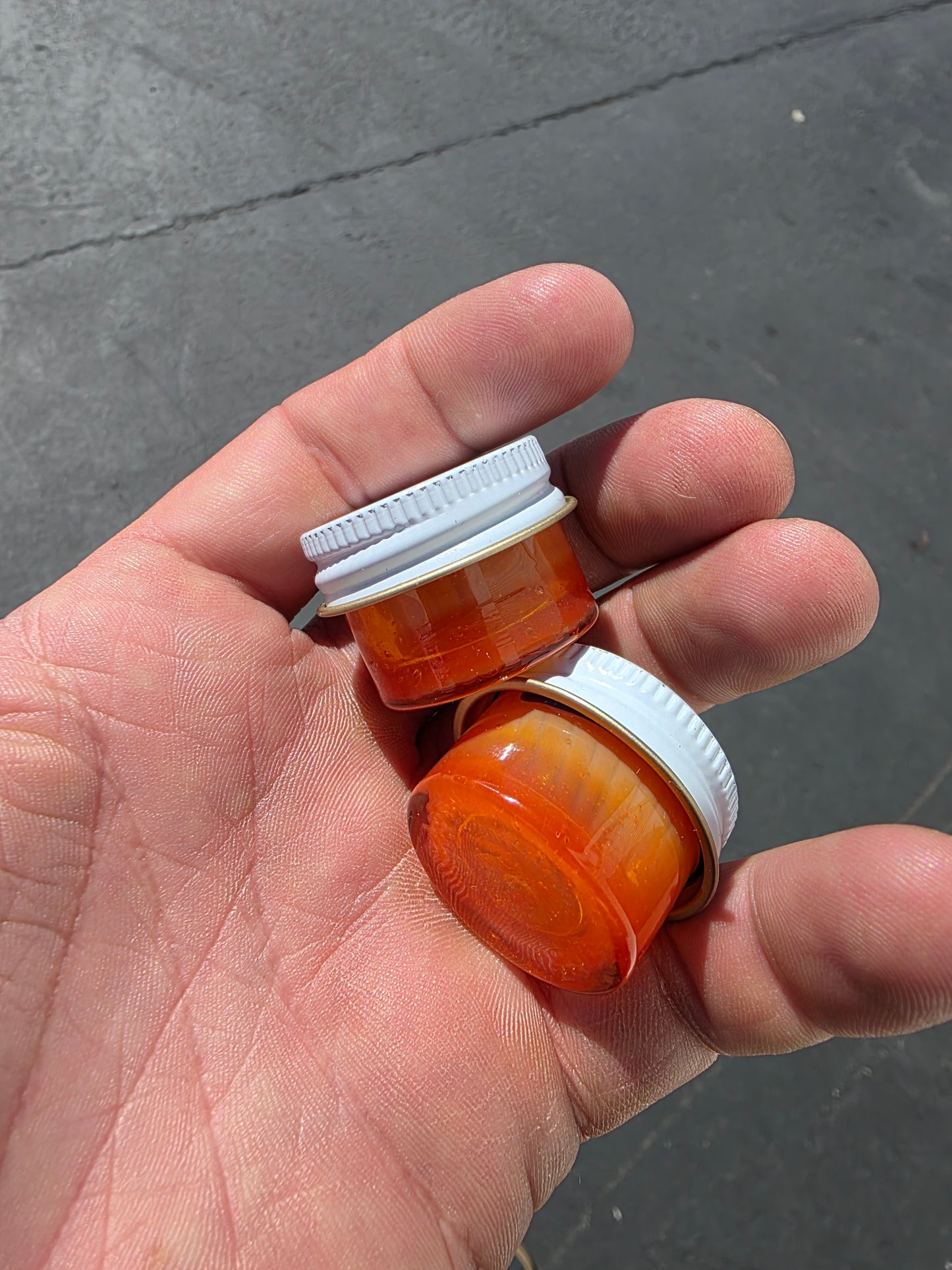 Micro apricot jar