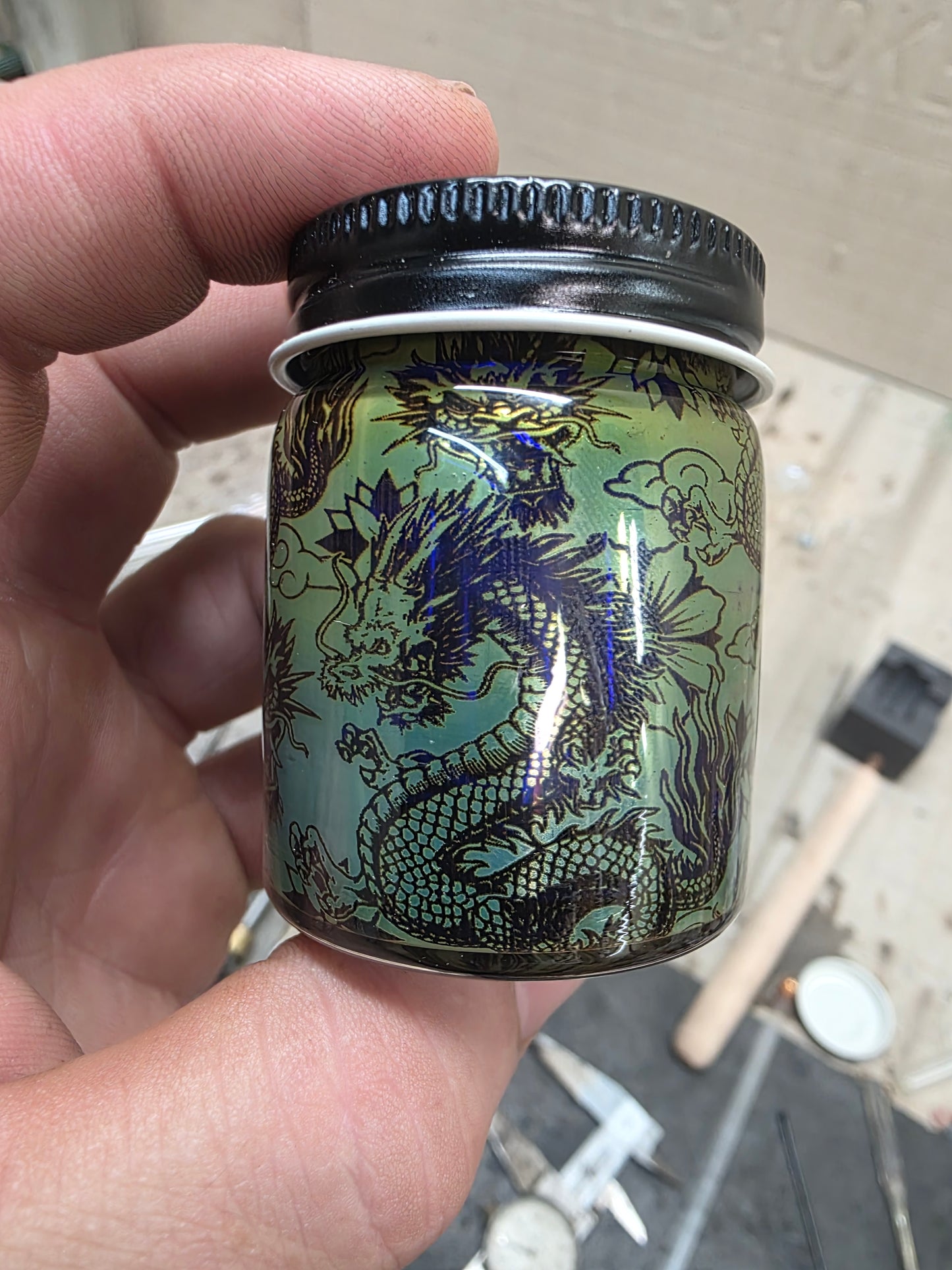 Large Dragon Fume Jar