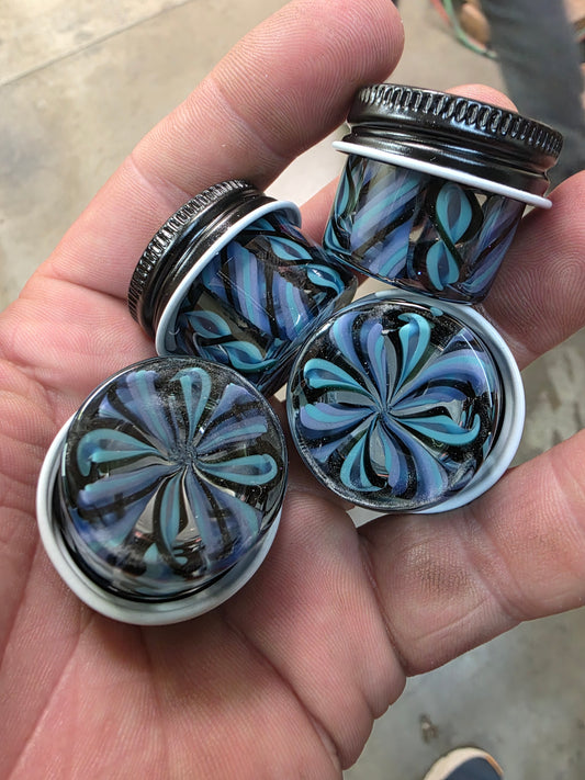 Micro Midnight Lotus Jar