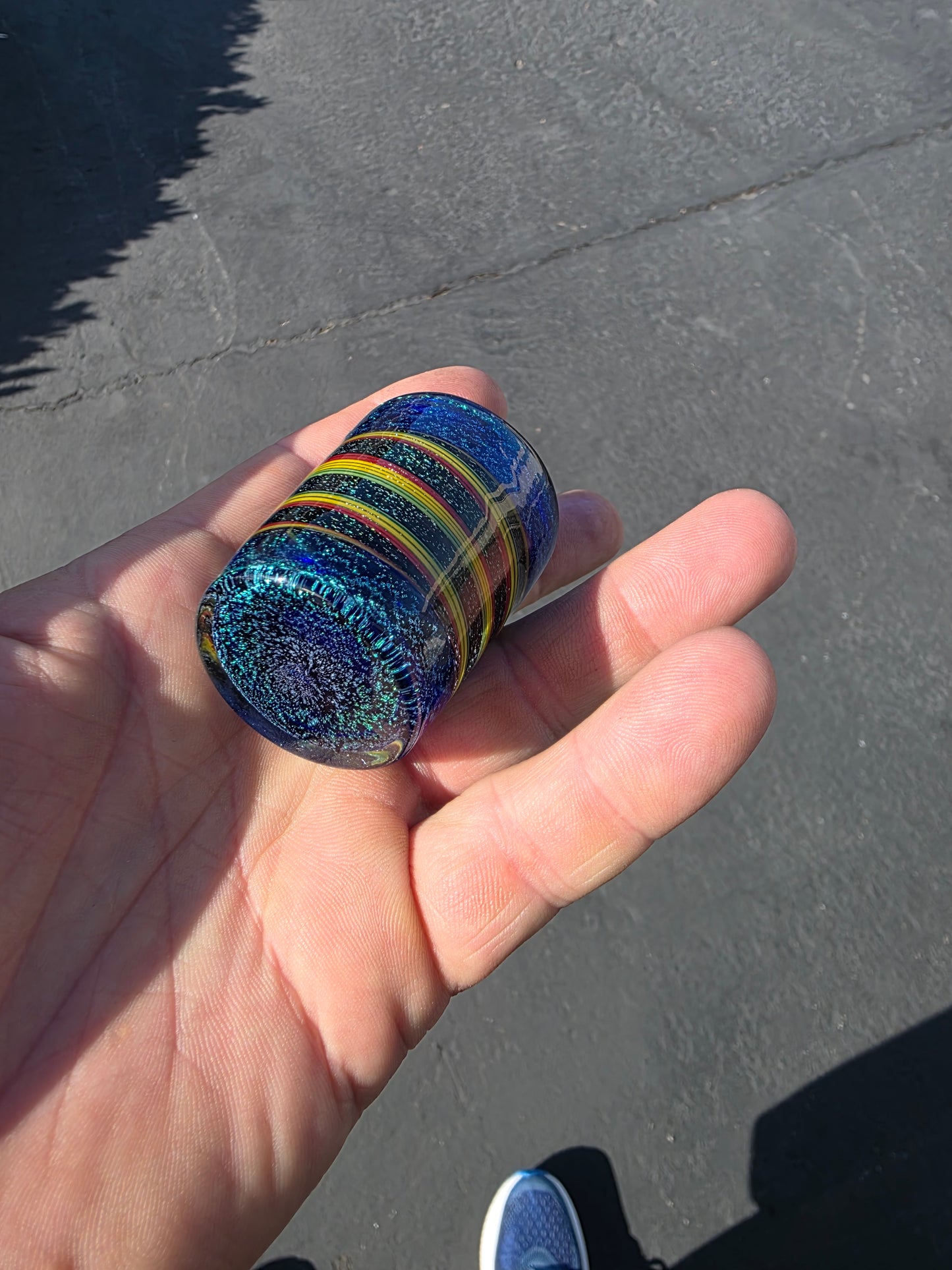 Diechroic shot glass