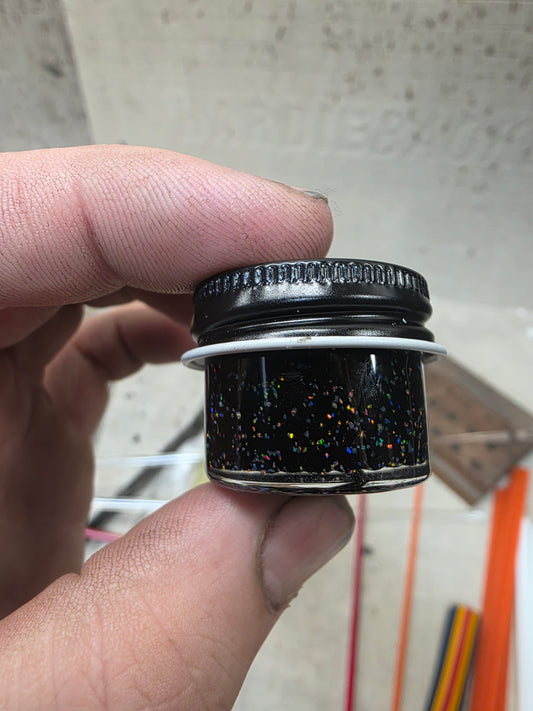 Micro black opal jar